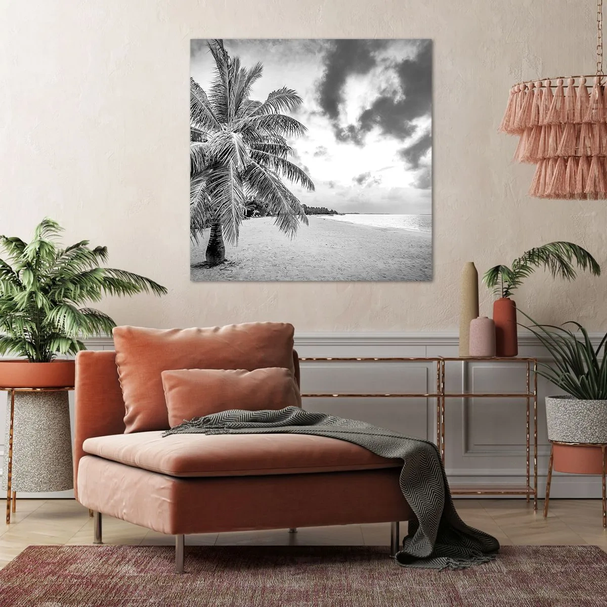 Quadro em tela - Quando anseia por solidão... - 70x70 cm