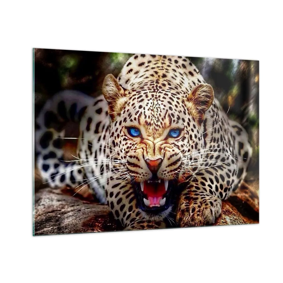 Quadro em vidro - A raiva não afeta a beleza - 100x70 cm