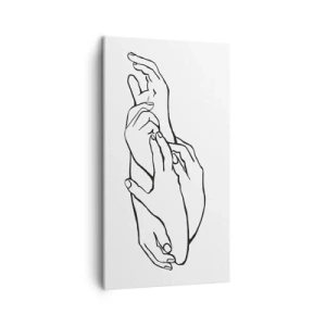 Quadro em tela - Bom toque - 45x80 cm