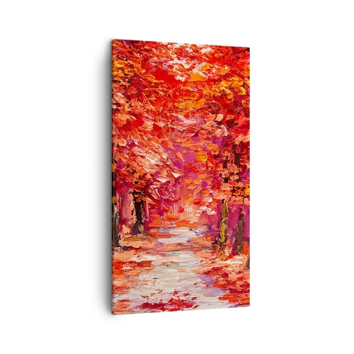 Quadro em tela - Impressão de outono - 45x80 cm