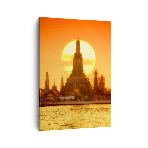 Quadro em tela - Rumo ao sol, sempre em direção ao sol - 50x70 cm