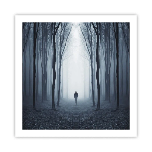 Pôster - Tudo simples e claro - 60x60 cm