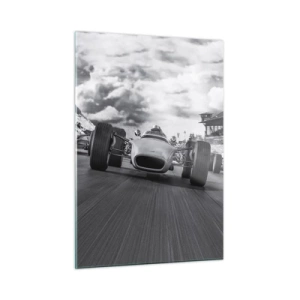 Quadro em vidro - O ronco do motor - 50x70 cm