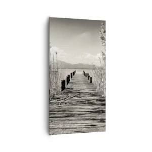 Quadro em tela - No silêncio da relva - 65x120 cm