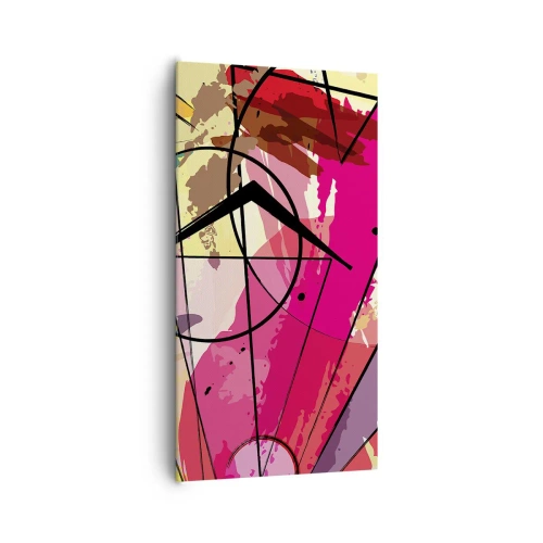 Quadro em tela - Explosão - 65x120 cm