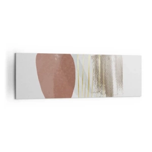 Quadro em tela - Colunata abstrata - 160x50 cm