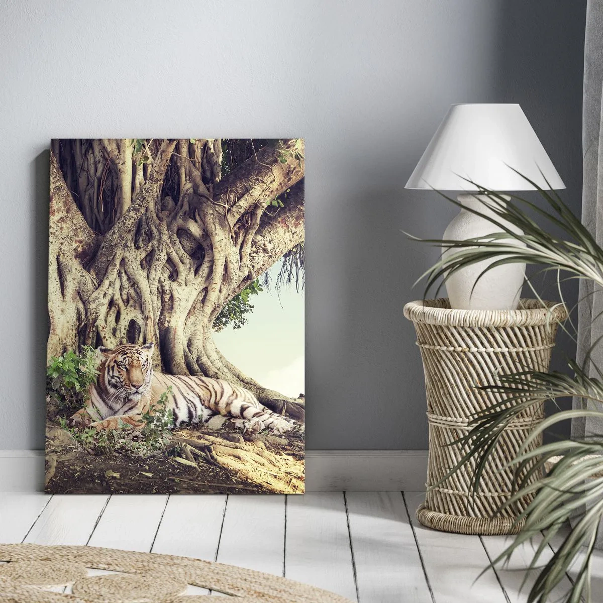 Quadro em tela - Vista do livro de Gênesis - 50x70 cm