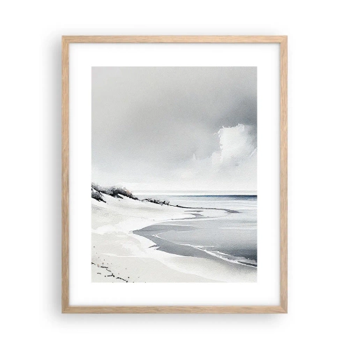 Pôster com moldura de carvalho claro - Juntos para sempre - 40x50 cm