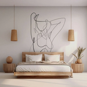 Papel de Parede Standard Eco - Que tipo de pessoa é realmente... - Abstração, Corpo de mulher, Gráficos - 150x105 cm