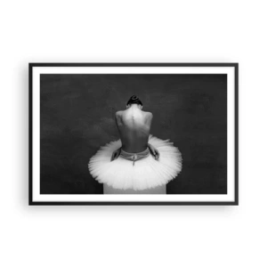 Pôster com moldura preta - Está a florescer - 91x61 cm