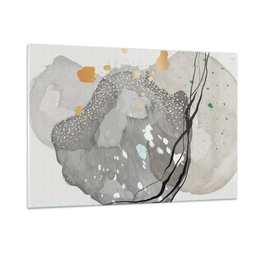 Quadro em vidro - Composição orgánica - 120x80 cm