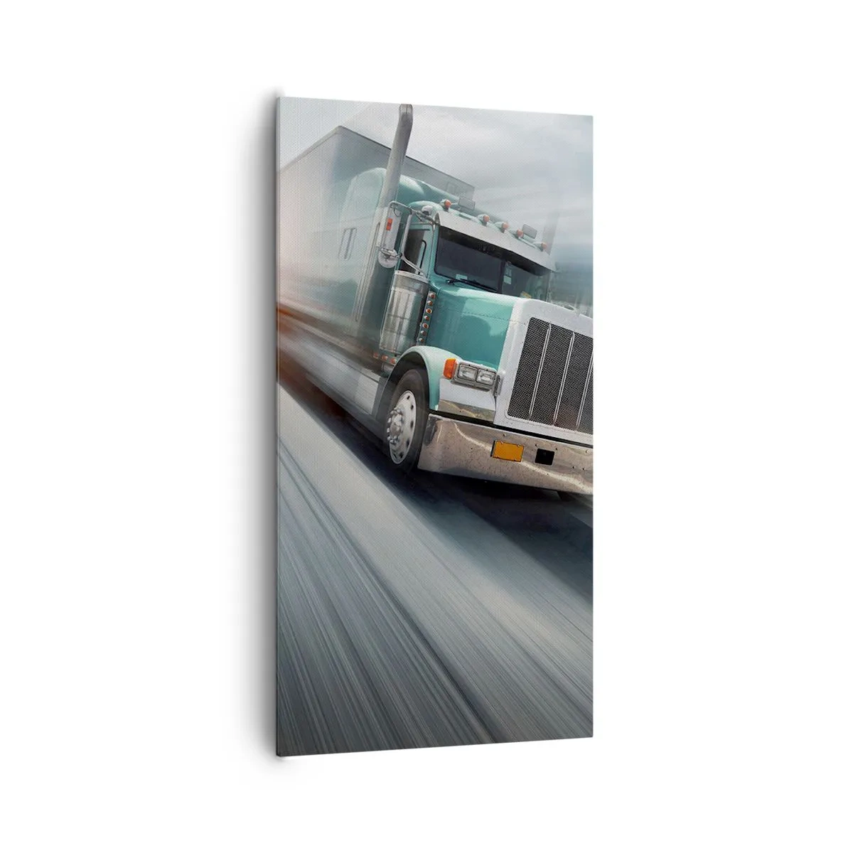 Quadro em tela - Gigante americano com pressa - 65x120 cm