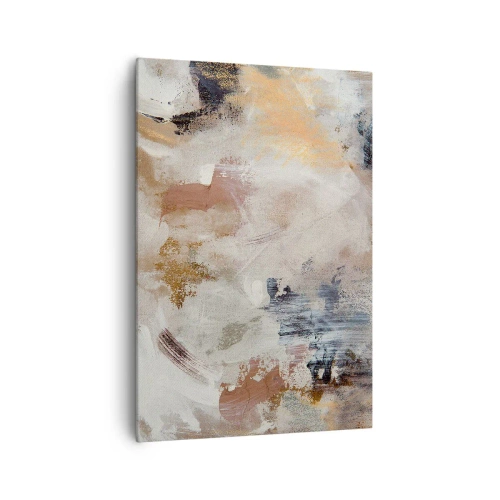 Quadro em tela - Abstração enevoada - 70x100 cm