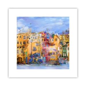 Pôster - Estamos juntos - 30x30 cm