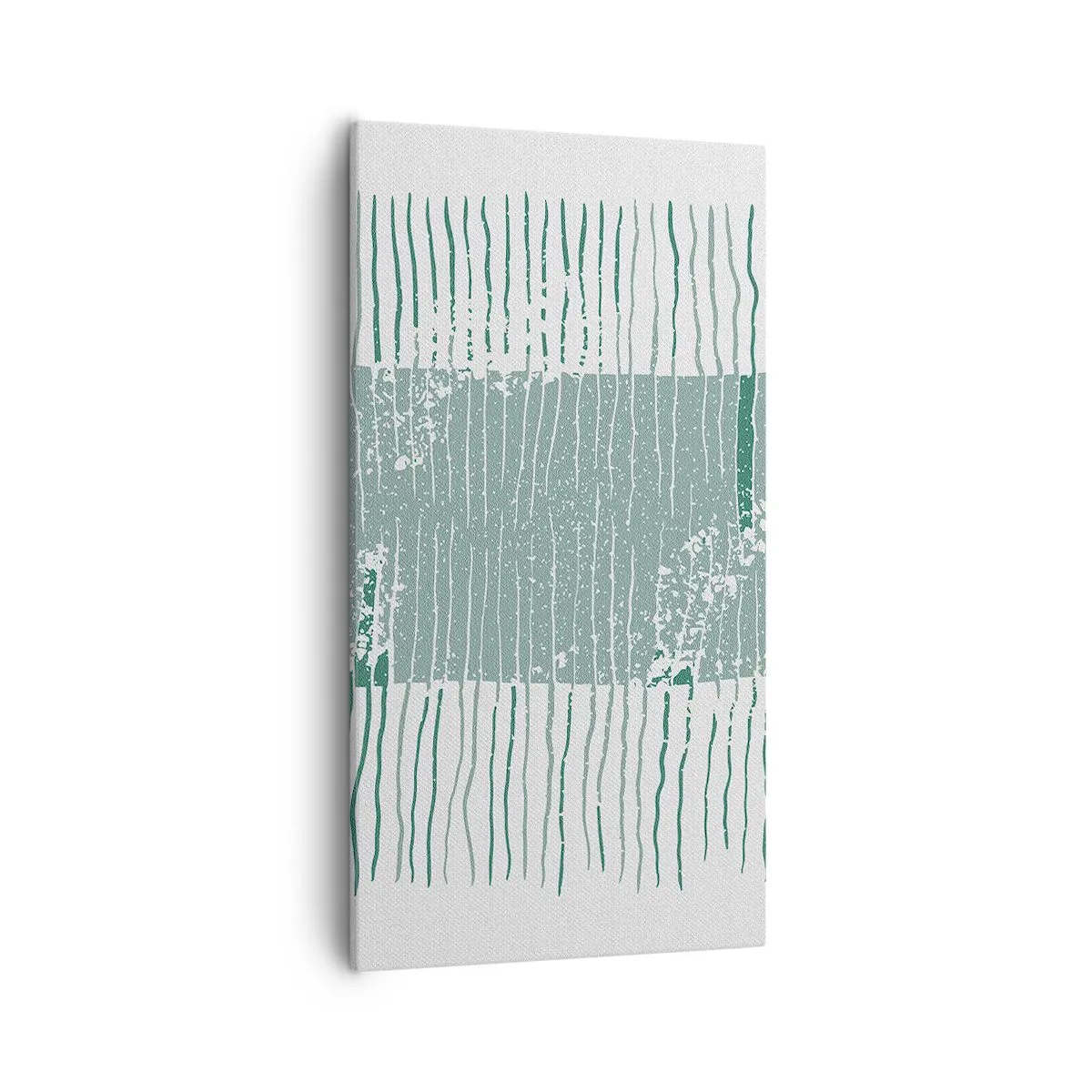 Quadro em tela - Abstração marinha - 55x100 cm