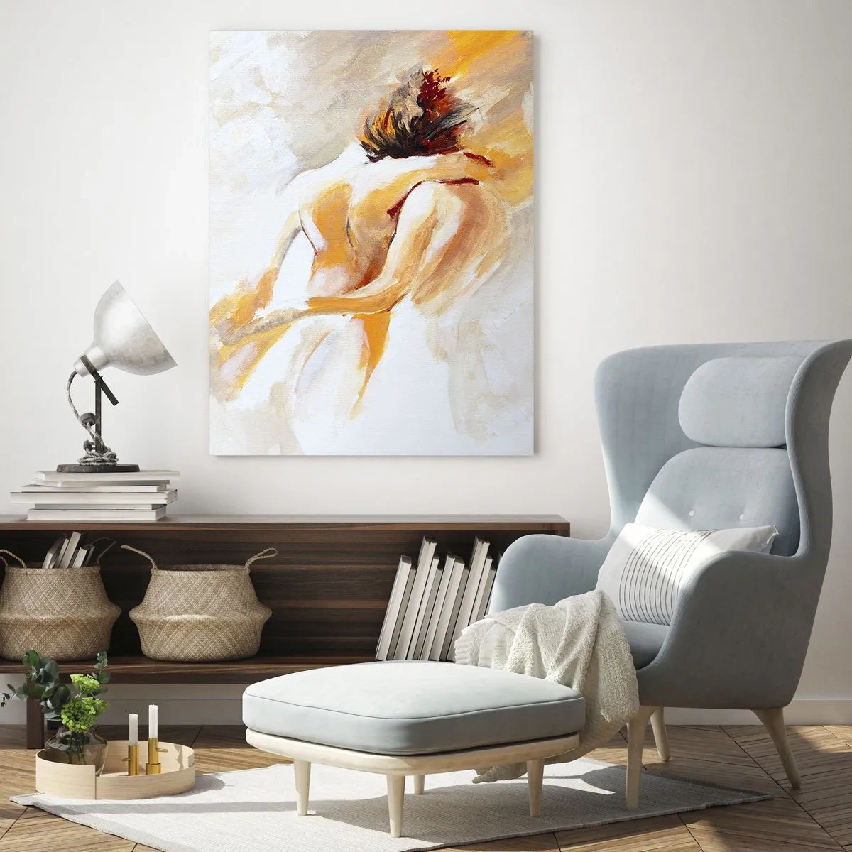 Quadro em vidro - No céu da proximidade - 50x70 cm