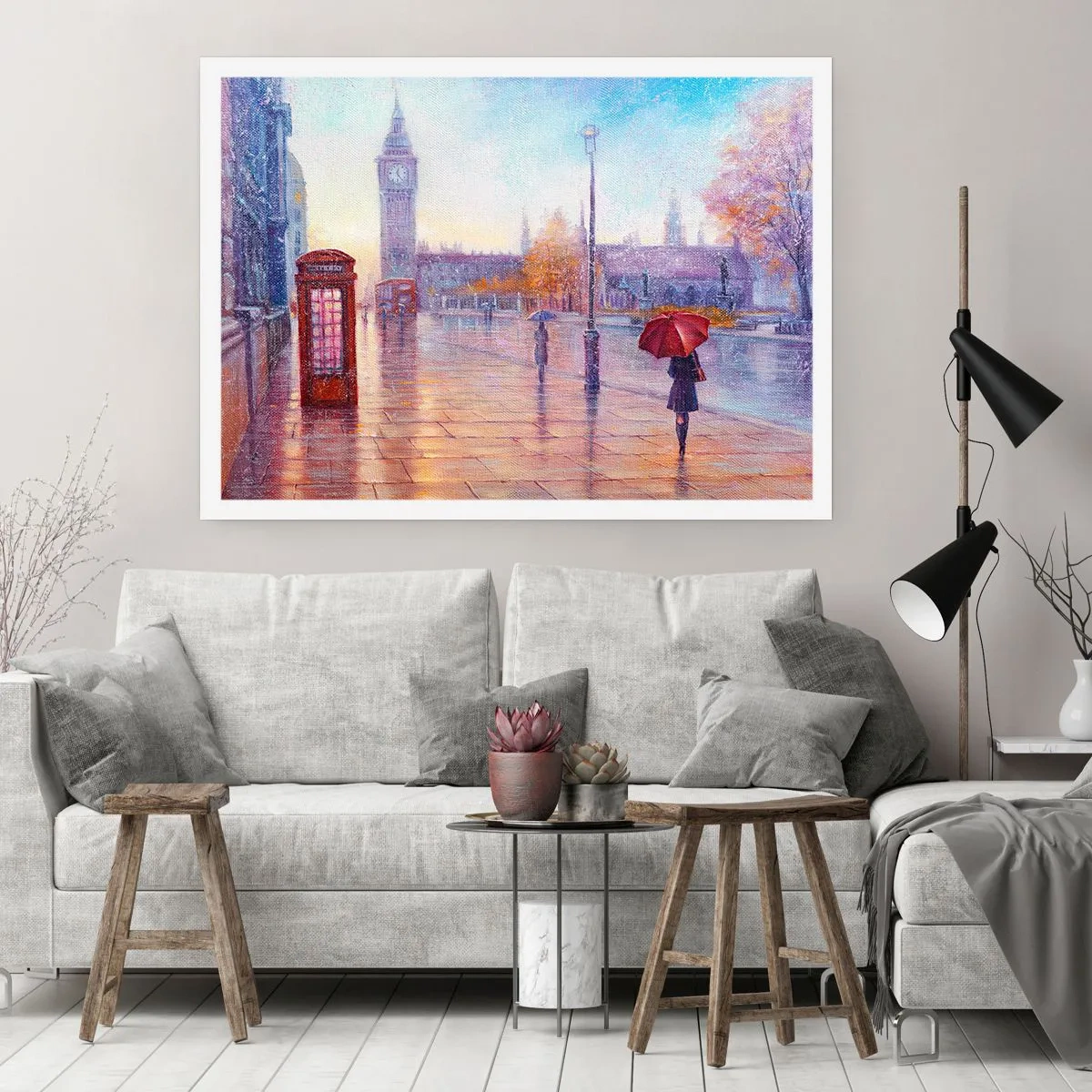 Pôster - Um dia de outono em Londres - 40x30 cm