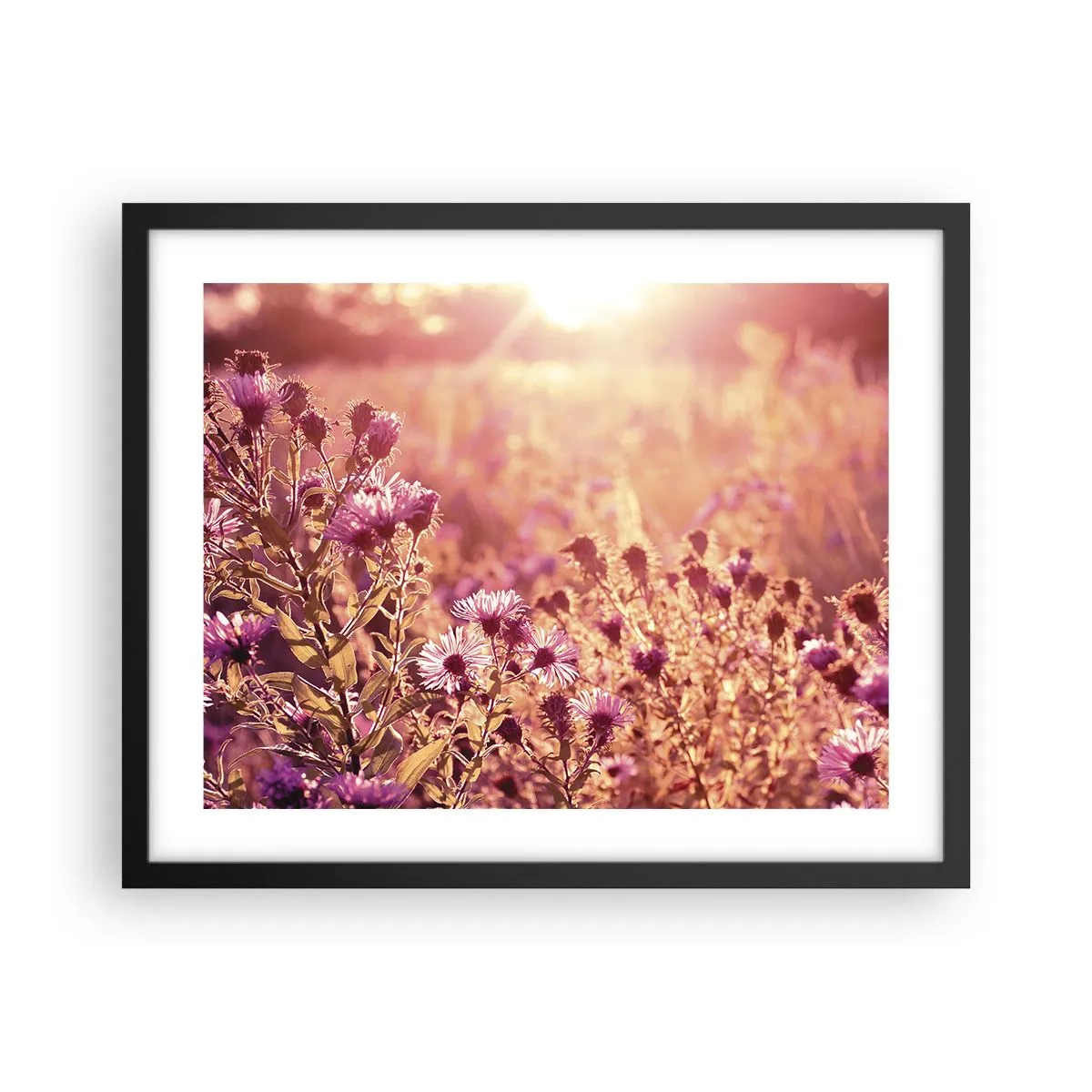 Pôster com moldura preta - Antes do verão acabar - 50x40 cm