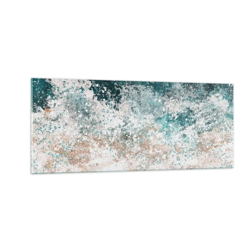 Quadro em vidro - Histórias do mar - 100x40 cm