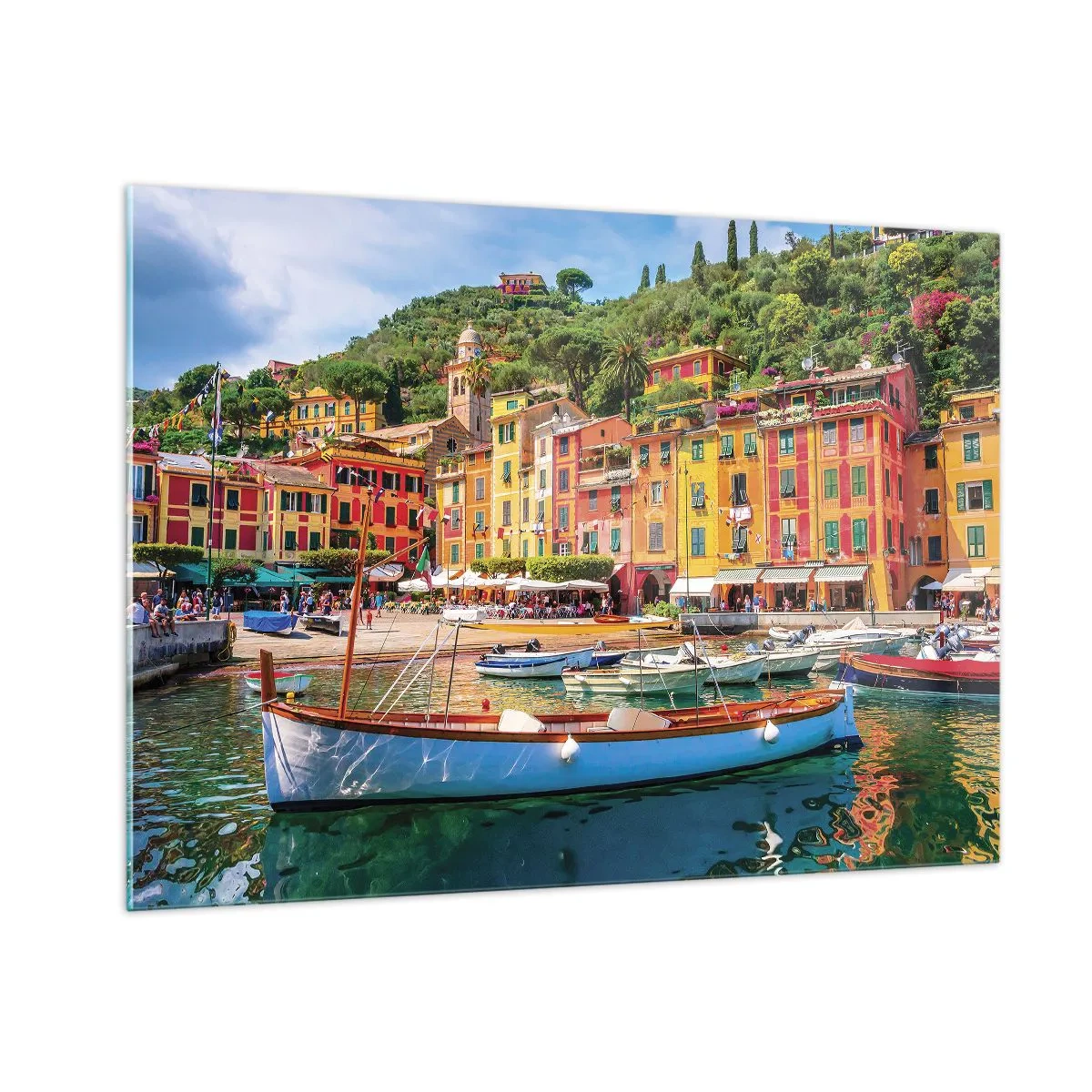 Quadro em vidro - Manhã italiana - 100x70 cm