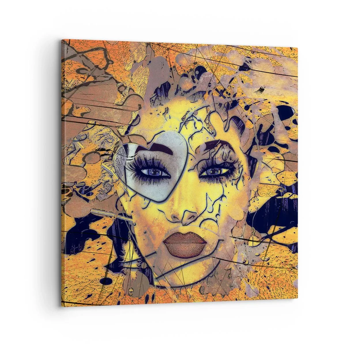 Quadro em tela - Beleza ensolarada - 60x60 cm