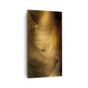 Quadro em tela - No labirinto dourado - 45x80 cm