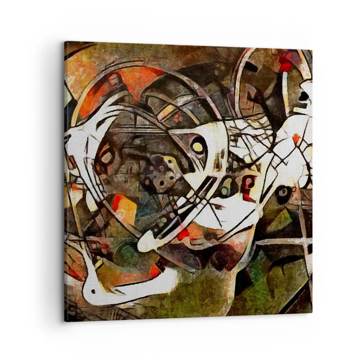 Quadro em tela - Consegue ouvir o movimento? - 50x50 cm