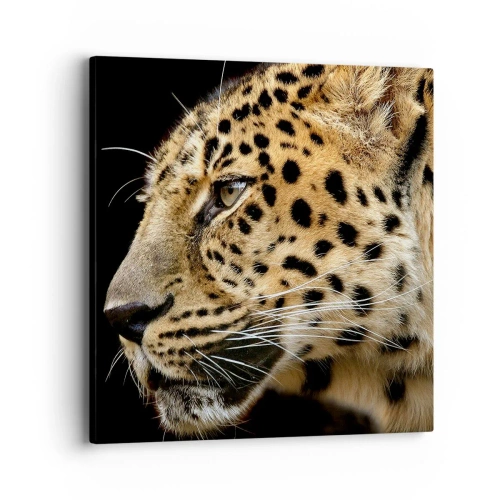 Quadro em tela - Calmo, focado, pronto - 40x40 cm