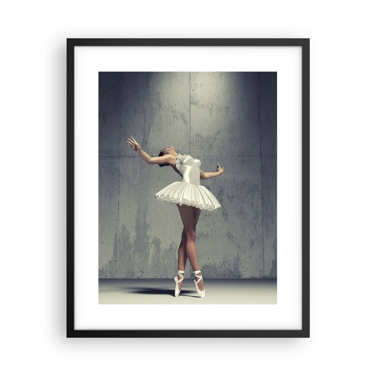 Pôster com moldura preta - Leve como um pássaro - 40x50 cm