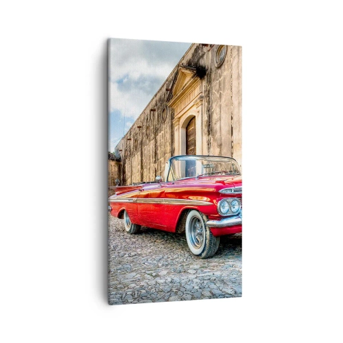 Quadro em tela - Emoções cubanas - 45x80 cm