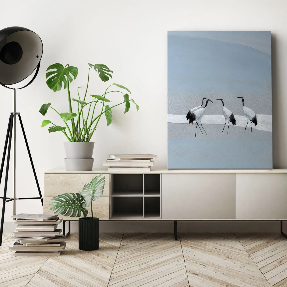 Quadro em tela - Depois de um dia quente - 45x80 cm