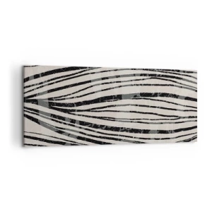 Quadro em tela - Piscina em linha - 120x50 cm