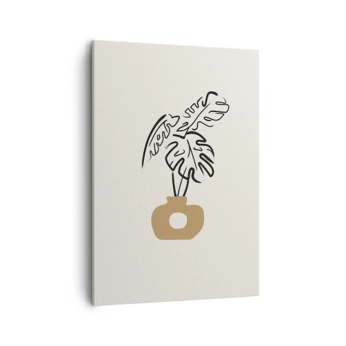 Quadro em tela - Monstera – decoração do lar - 50x70 cm