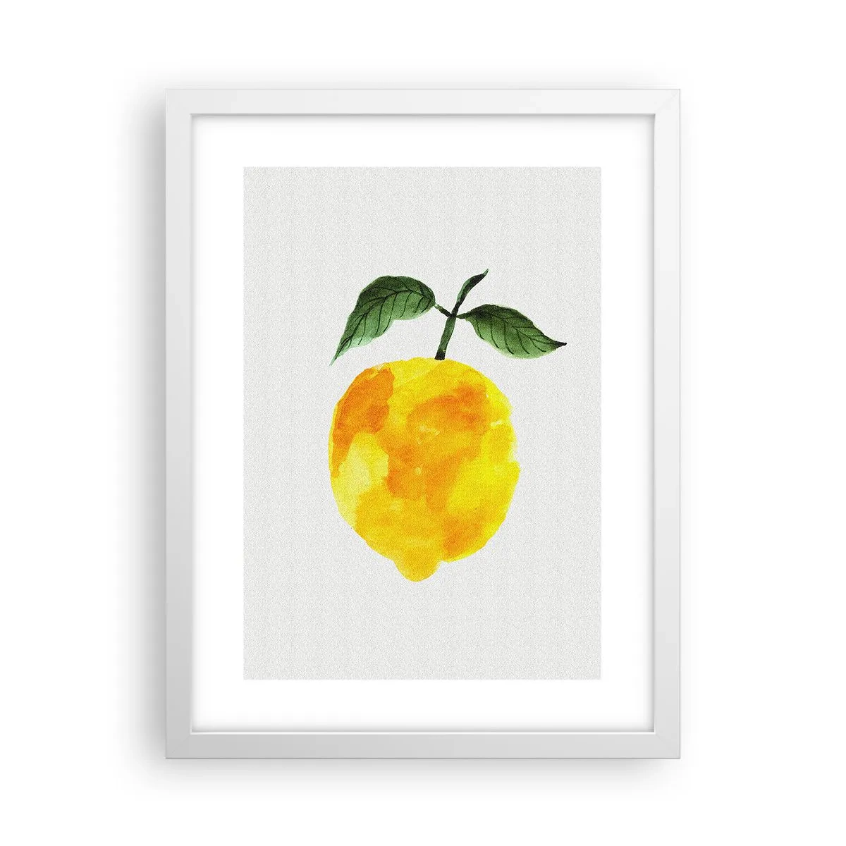 Pôster em moldura branca - Como saborear o sol - 30x40 cm