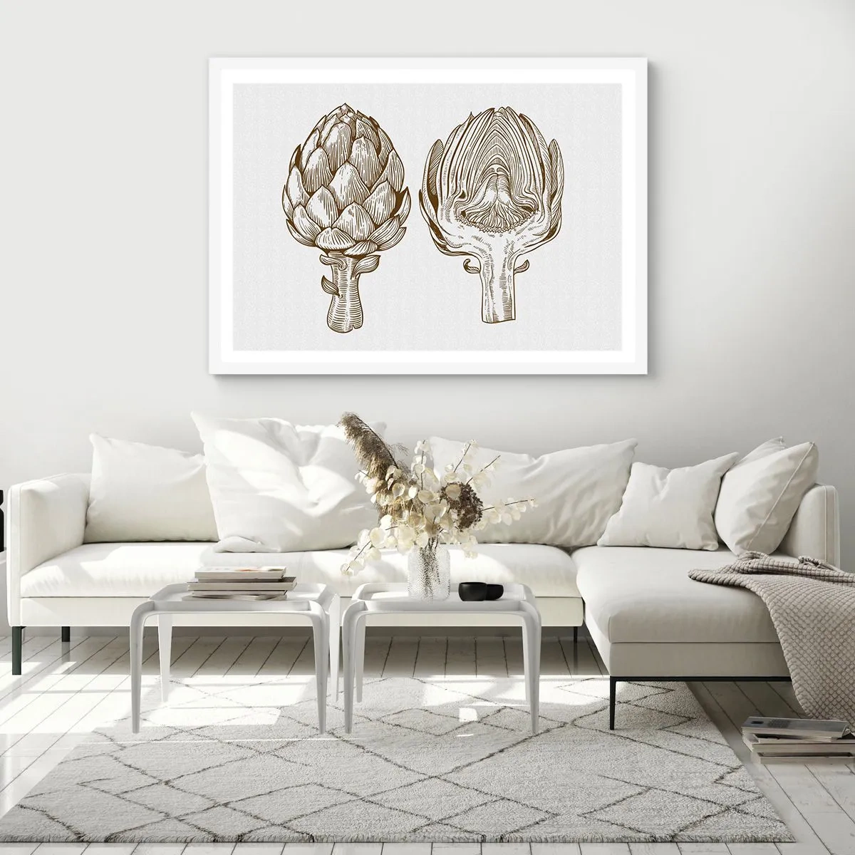 Pôster em moldura branca - Aula de anatomia - 40x30 cm