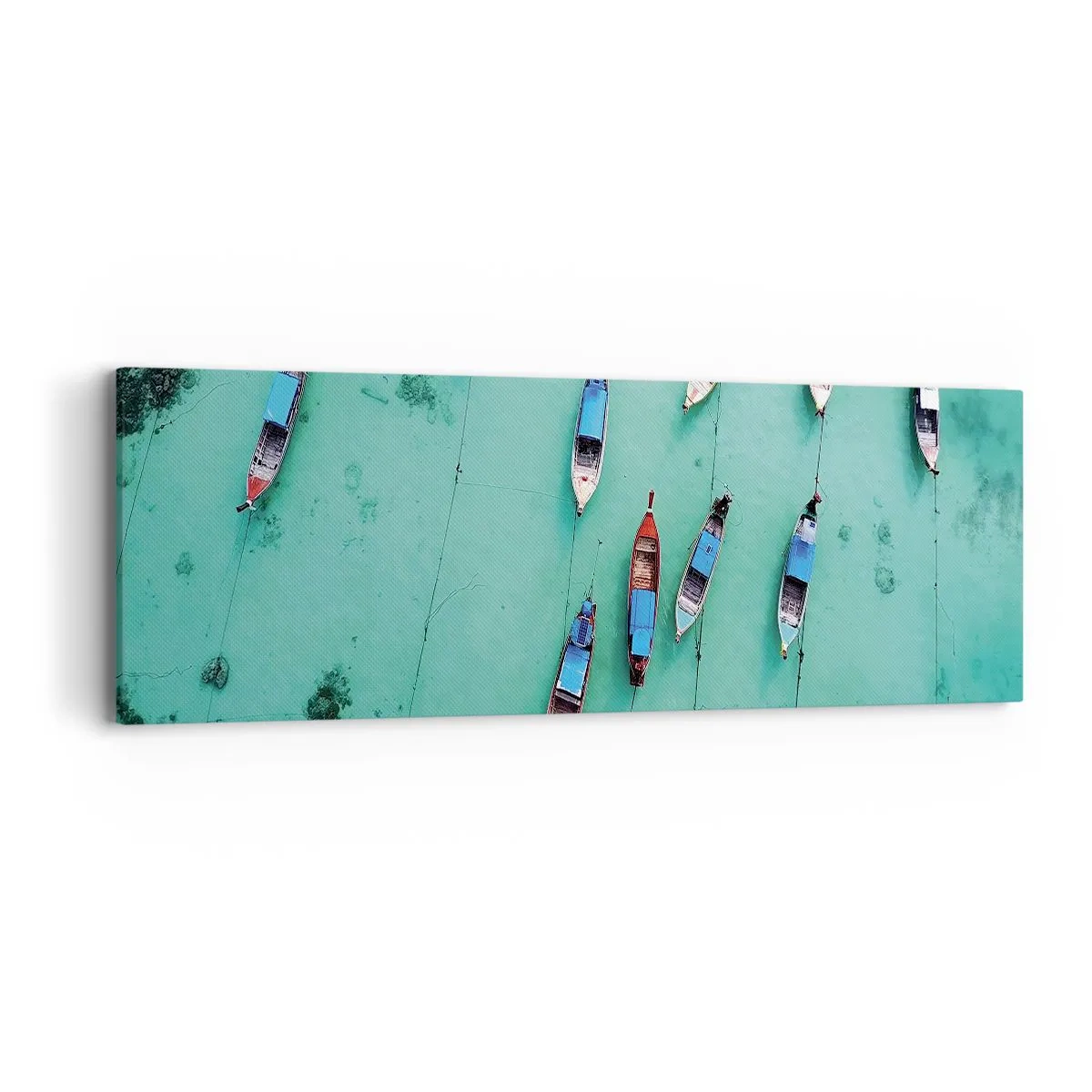 Quadro em tela - Na alegre expectativa - 90x30 cm