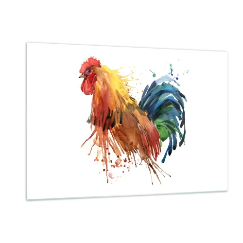 Quadro em vidro - Manto real, orgulho real - 120x80 cm