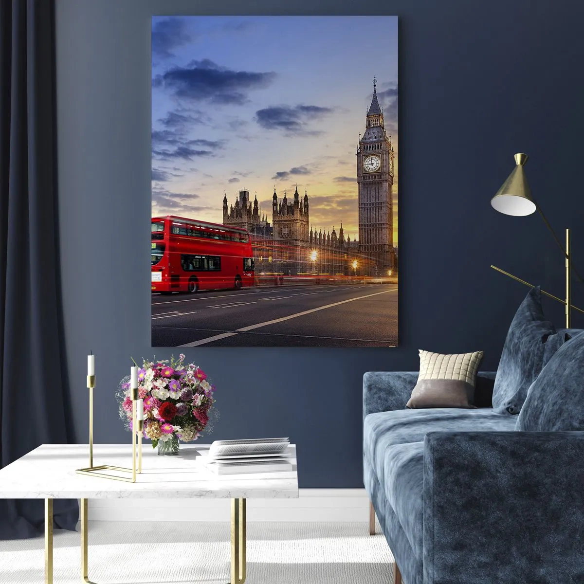 Quadro em vidro - Marcas distintivas - 50x70 cm