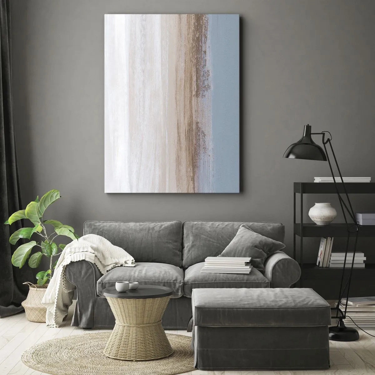 Quadro em tela - Paisagem ambígua - 50x70 cm