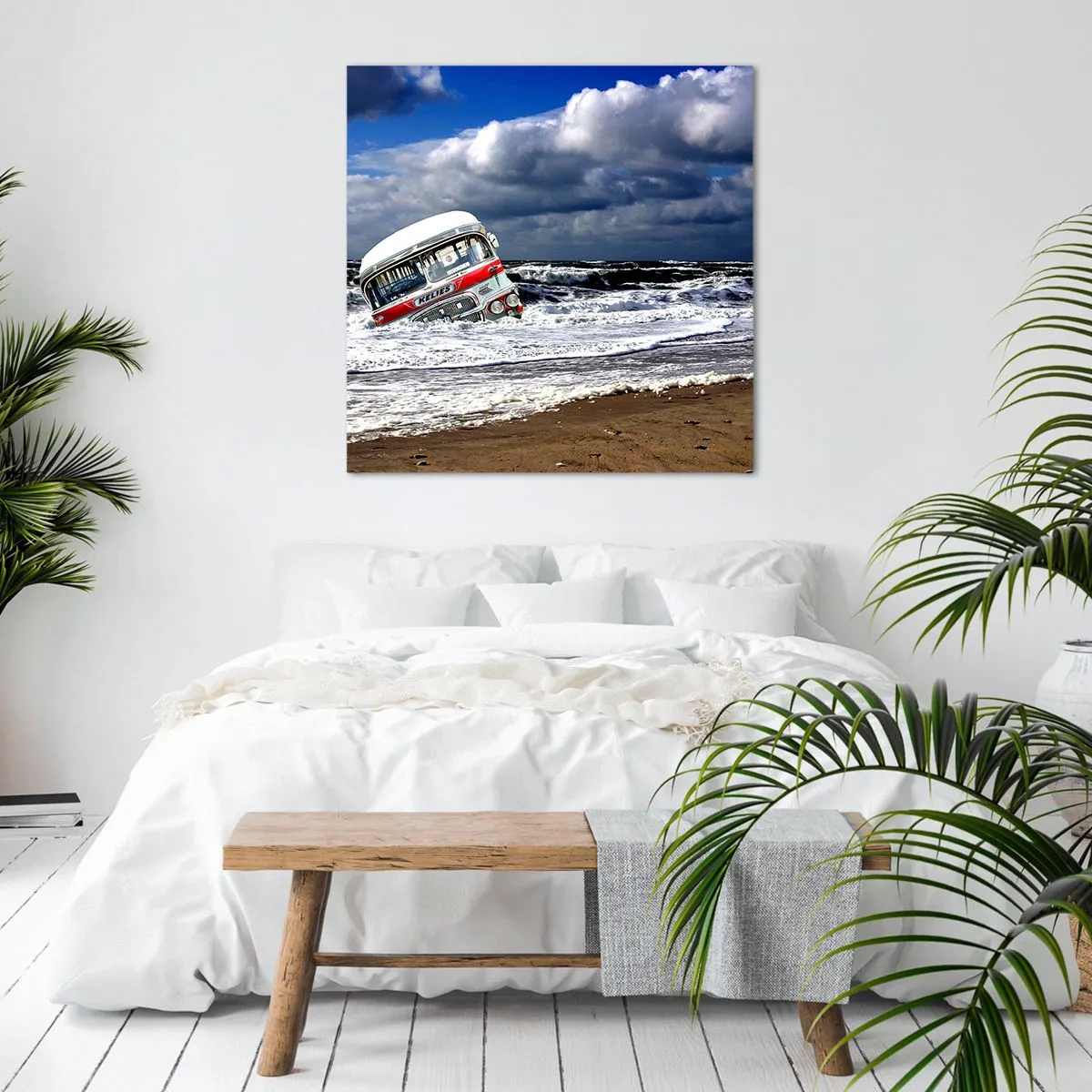 Quadro em tela - E por que a surpresa? - 70x70 cm