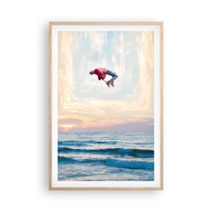 Pôster com moldura de carvalho claro - Para outra dimensão - 61x91 cm