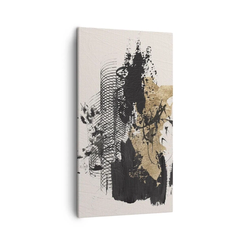 Quadro em tela - Composição com paixão - 45x80 cm