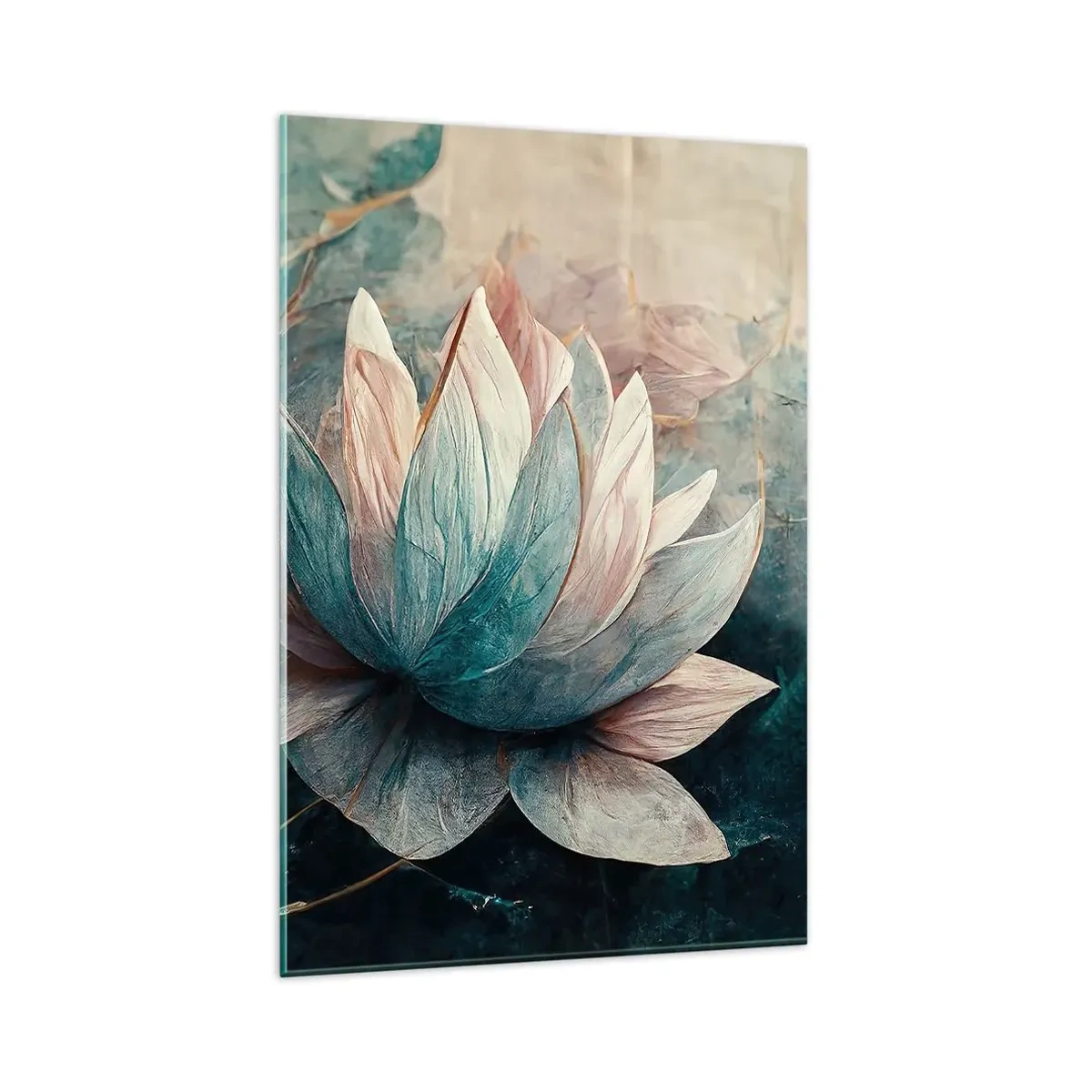 Quadro em vidro - Estrelas do lago - 80x120 cm