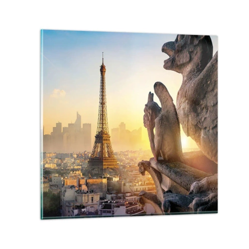 Quadro em vidro - Muita coisa mudou... - 70x70 cm