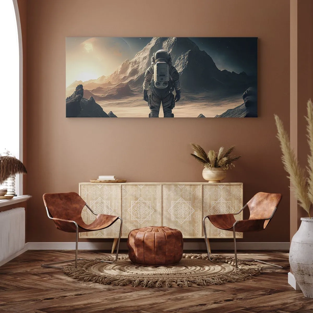 Quadro em tela - Novo desafio - 100x40 cm