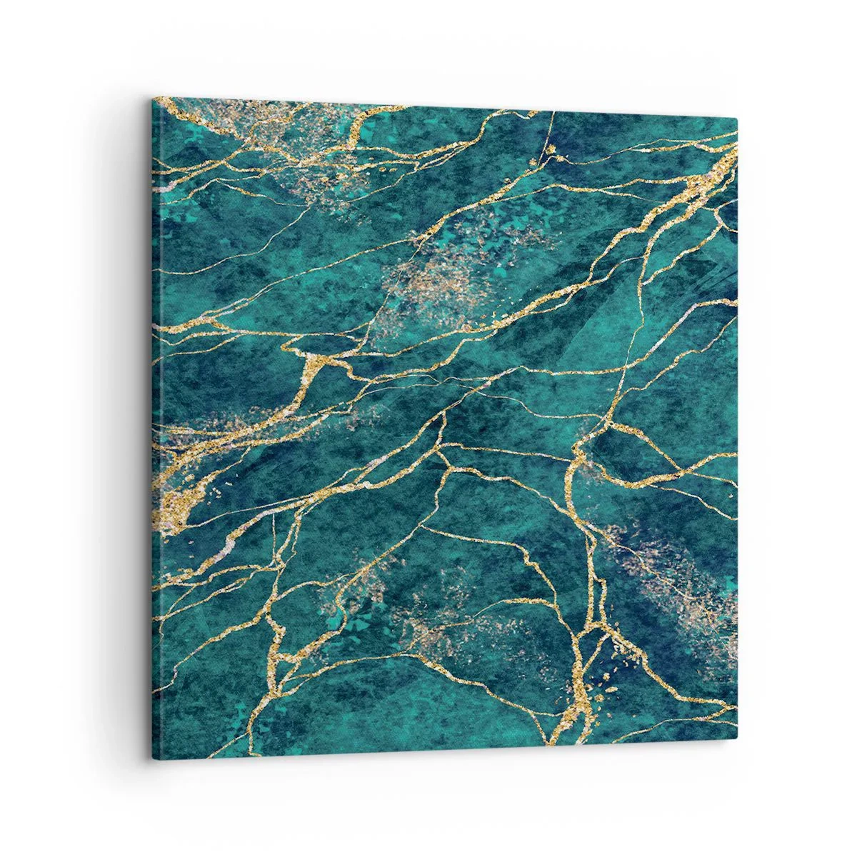 Quadro em tela - Veia dourada - 60x60 cm