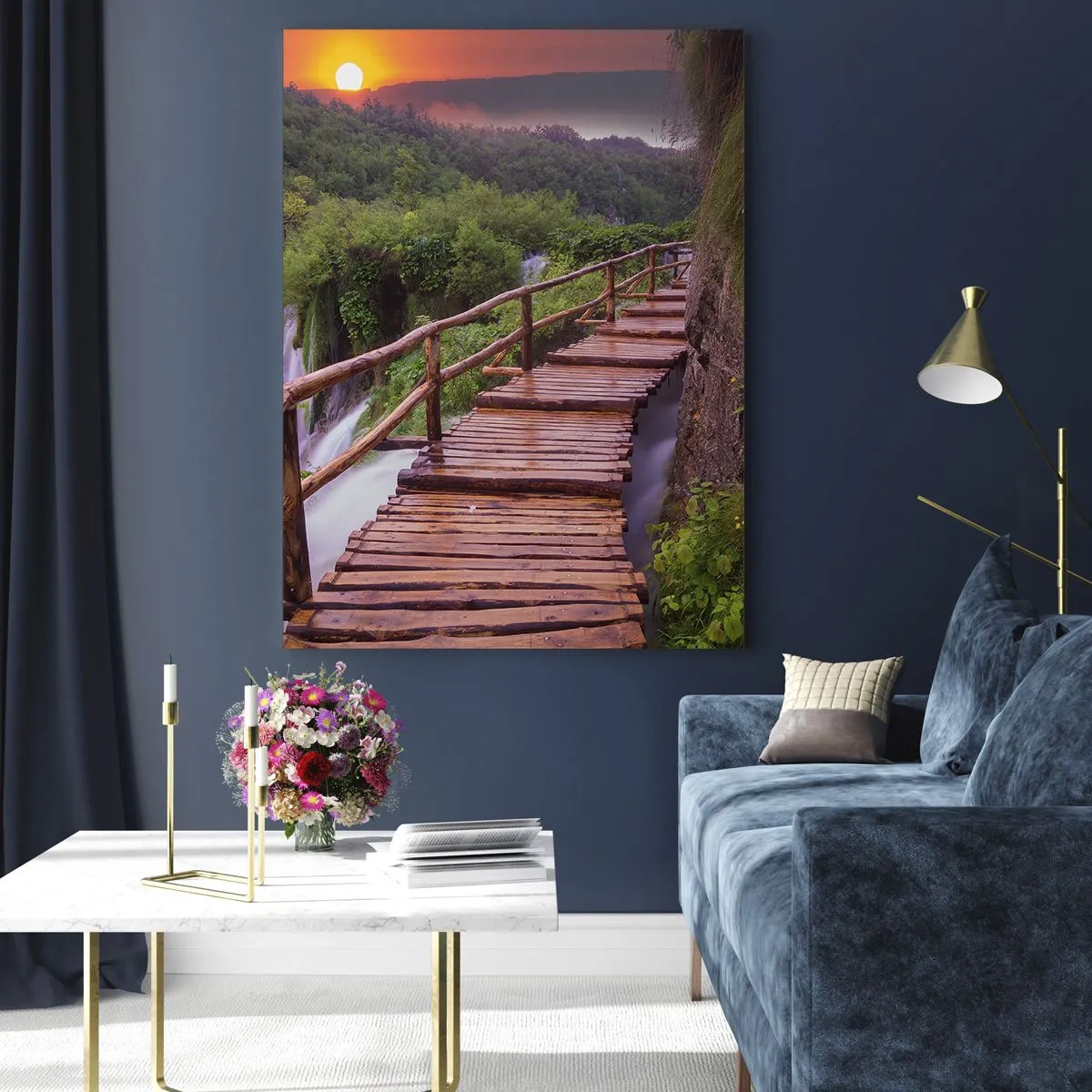 Quadro em vidro - Beleza inacreditável - 50x70 cm