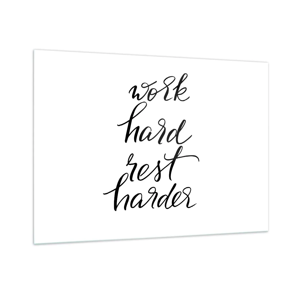 Quadro em vidro - Equilíbrio da vida - 100x70 cm