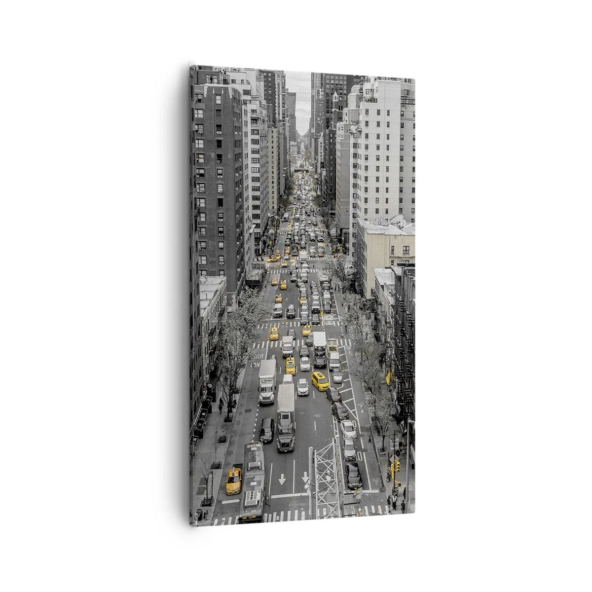 Quadro em tela - Vida em Nova York - 55x100 cm