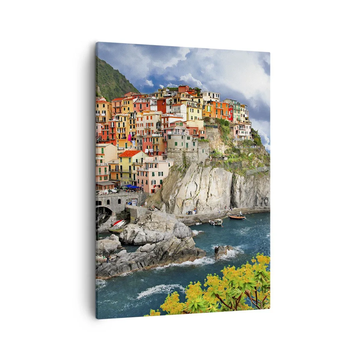 Quadro em tela - Um aglomerado nas rochas - 50x70 cm